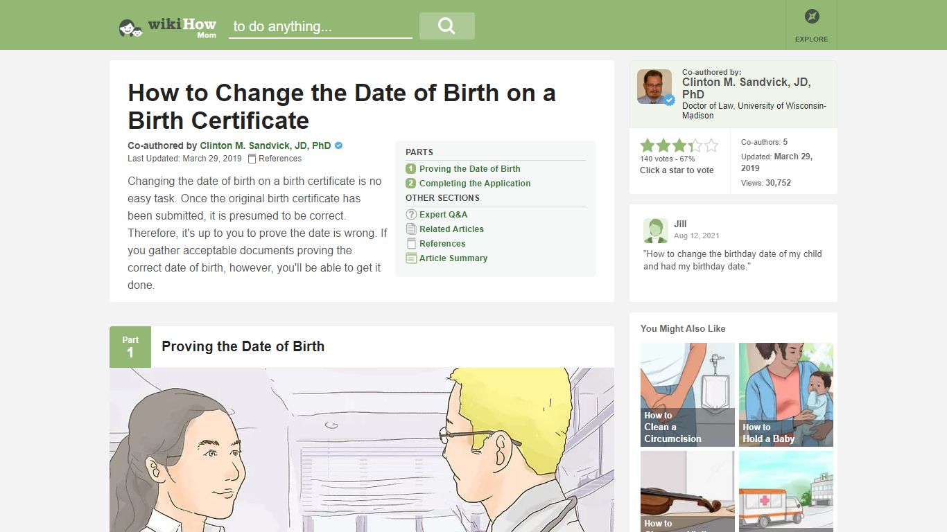 How to Change the Date of Birth on a Birth Certificate: 8 Steps